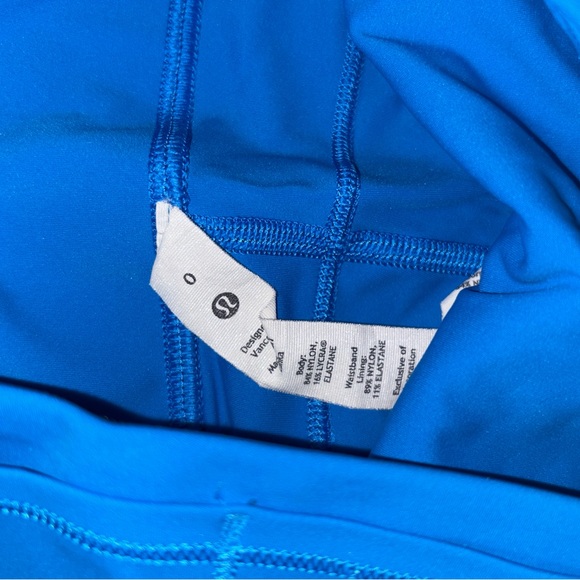 lululemon athletica Vibrant Blue Leggings - Picture 3 of 3